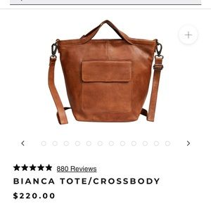 Latico leather crossbody/tote